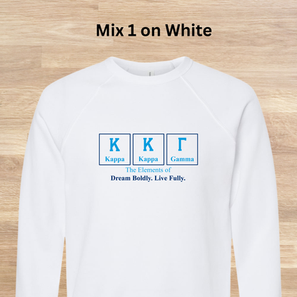 Kappa Kappa Gamma Elements Table Sweatshirt