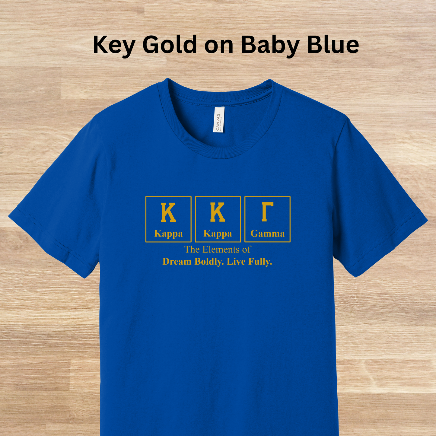 Kappa Kappa Gamma Elements Table T-Shirt