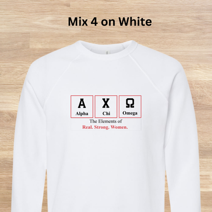 Alpha Chi Omega Elements Table Sweatshirt