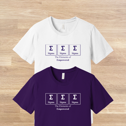 Sigma Sigma Sigma Elements Table T-Shirt