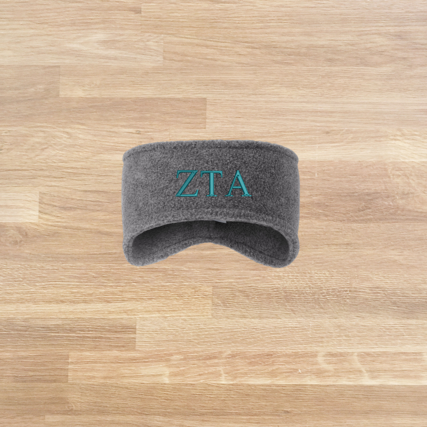 Zeta Tau Alpha Embroidered Fleece Headband