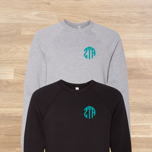 Zeta Tau Alpha Monogram Sweatshirt