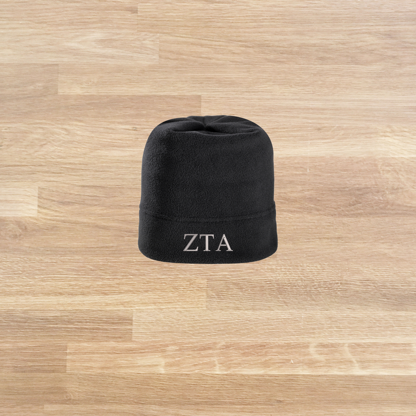 Zeta Tau Alpha Embroidered Fleece Hat Beanie