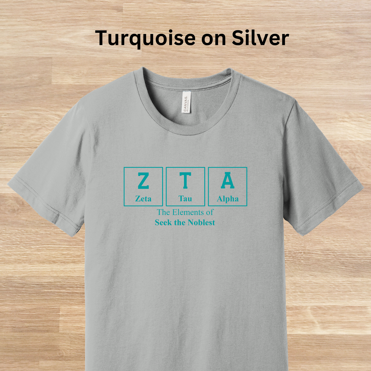 Zeta Tau Alpha Elements Table T-Shirt