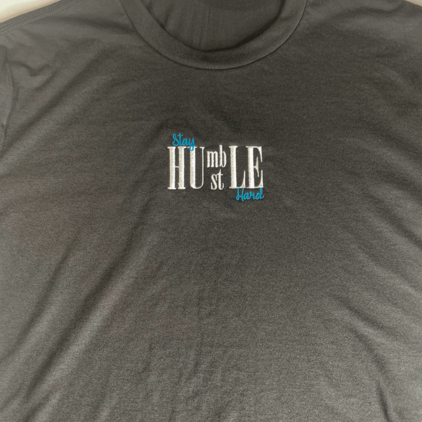 Stay Humble Hustle Hard Embroidered T-shirt